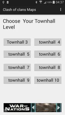 Clash of clans Maps android App screenshot 4